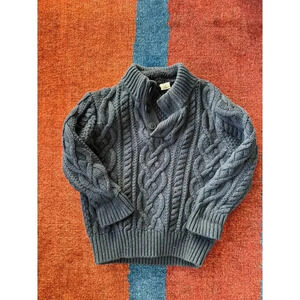Gap Toddler Cable-Knit Sweater -Navy Blue 4T